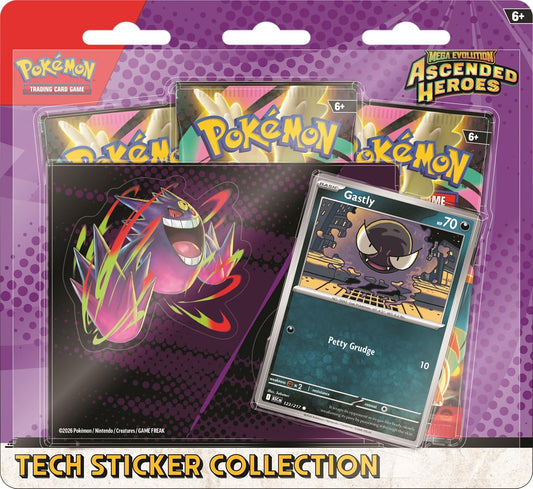 Mega Evolution: Ascended Heroes Tech Sticker Collection Set - Gastly & Charmander - ME: Ascended Heroes (ASC)