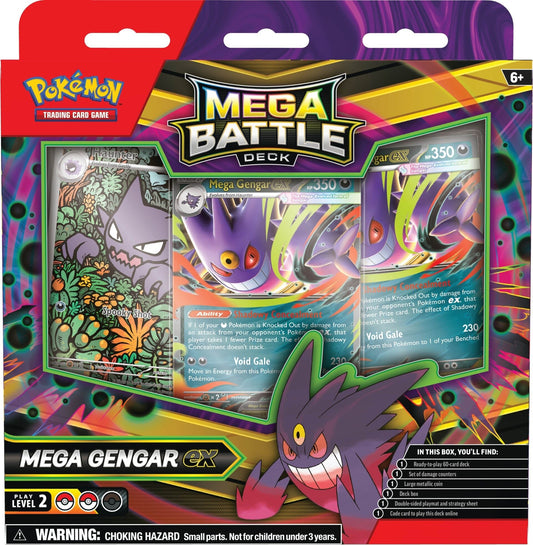 Mega Battle Deck Bundle - Mega Gengar ex & Mega Diancie ex