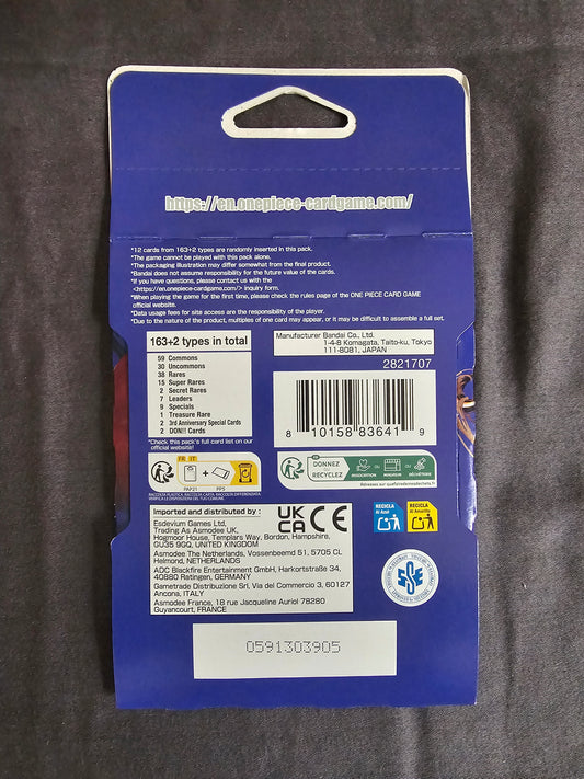 One Piece TCG - Sleeved Booster Pack - The Azure Sea's Seven (OP14)