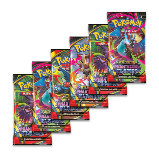Phantasmal Flames(ME02) Sleeved Booster Pack Bundle (6 Packs)