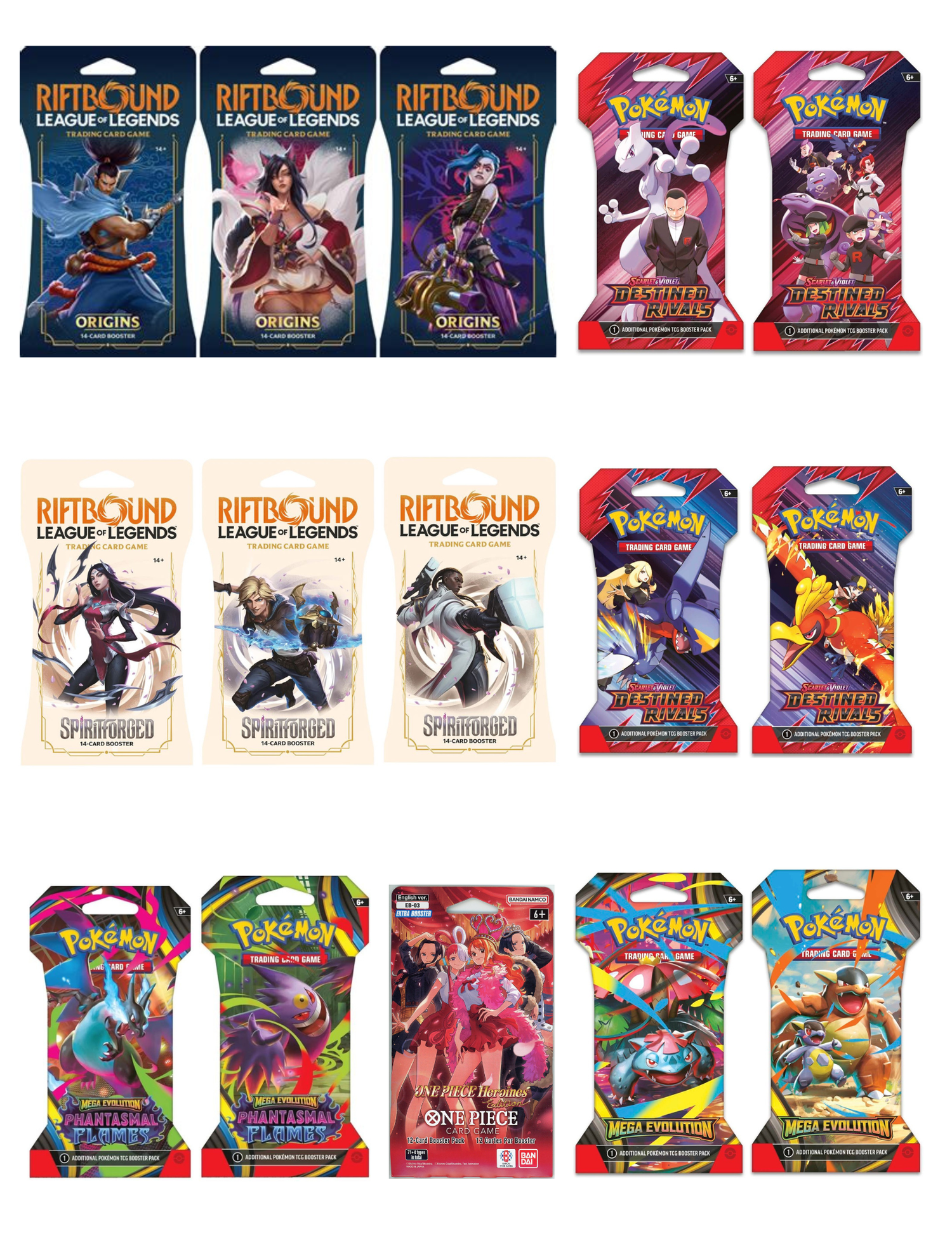 Sleeved Booster Packs