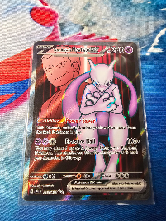 Team Rocket's Mewtwo ex - 213/182 - SV10: Destined Rivals (DRI)