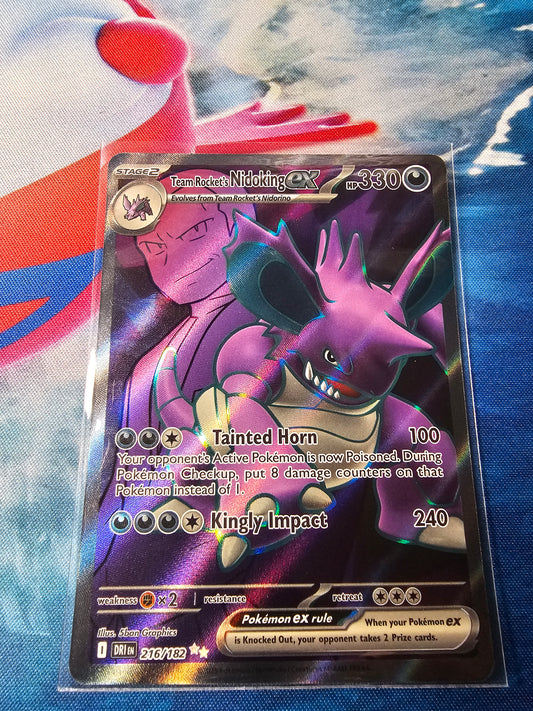 Team Rocket's Nidoking ex - 216/182 - SV10: Destined Rivals (DRI)
