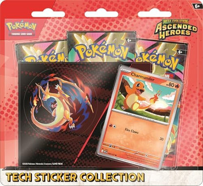 Mega Evolution: Ascended Heroes Tech Sticker Collection Set - Gastly & Charmander - ME: Ascended Heroes (ASC)