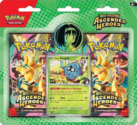 Mega Evolution: Ascended Heroes Collection 2 Pack Blister Set - Erika & Larry