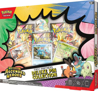 Pokémon TCG: Mega Evolution—Ascended Heroes First Partners Deluxe Pin Collection