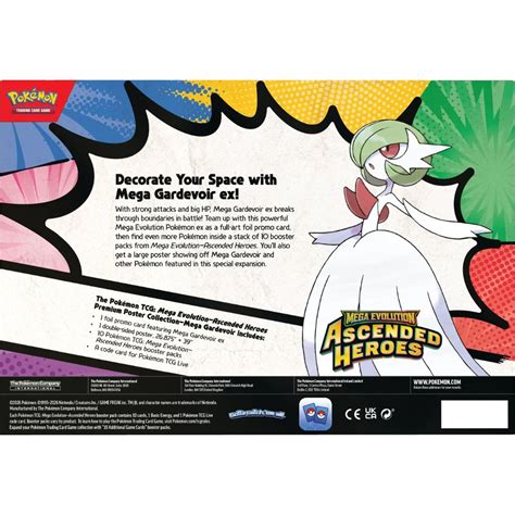 Pokémon TCG: Mega Evolution—Ascended Heroes Premium Poster Collection—Mega Gardevoir