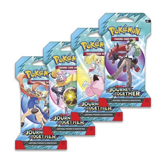 Journey Together Sleeved Booster Pack - SV09: Journey Together (10 Cards)