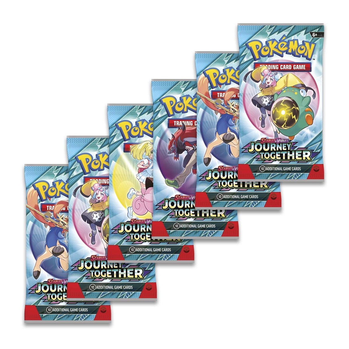 Journey Together LOOSE Booster Pack Bundle - SV09: Journey Together (6 LOOSE Packs)