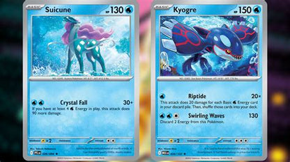 Knock Out Collection Set Suicune & Kyogre