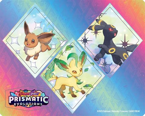 Prismatic Evolutions Tech Sticker Collections - Set of 3
