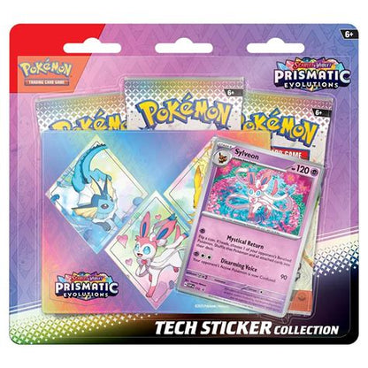 Prismatic Evolutions Tech Sticker Collections - Set of 3