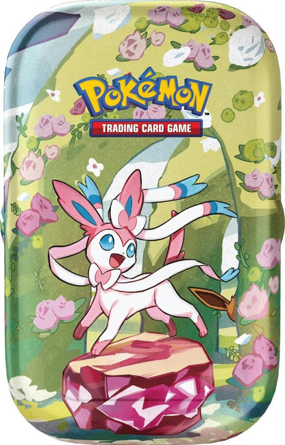 Pokemon TCG Scarlet & Violet 8.5 Prismatic Evolutions Mini Tin - 1 Random Art