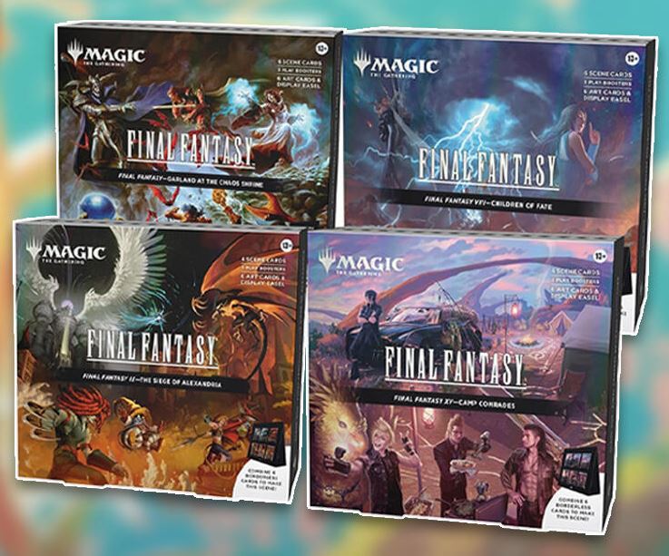 Magic the Gathering: Final Fantasy Scene Box Collection - Set of 4