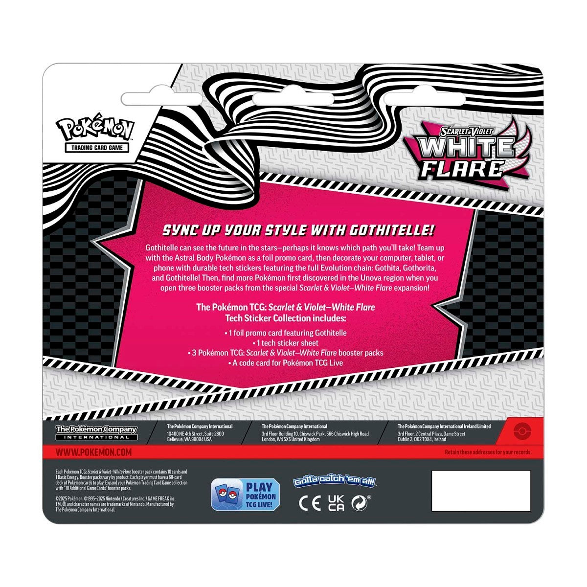 White Flare Tech Sticker Collection - SV: White Flare (WHT)