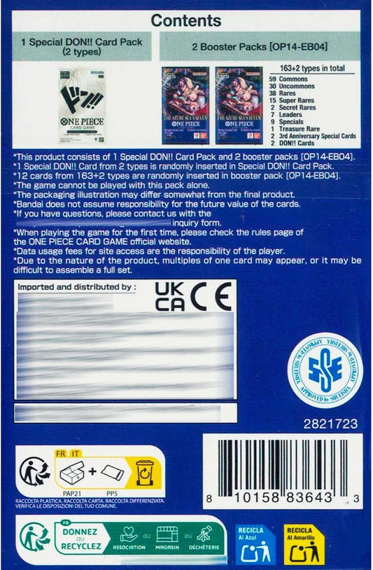 One Piece TCG  - Double Pack Set Vol. 9 - The Azure Sea's Seven (OP14)