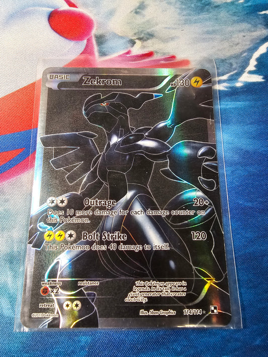 Zekrom (114 Full Art) - Black and White (BLW)